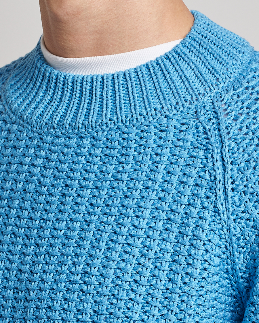 Herr | Tröjor | Sunflower | Tape Heavy Sweater Blue