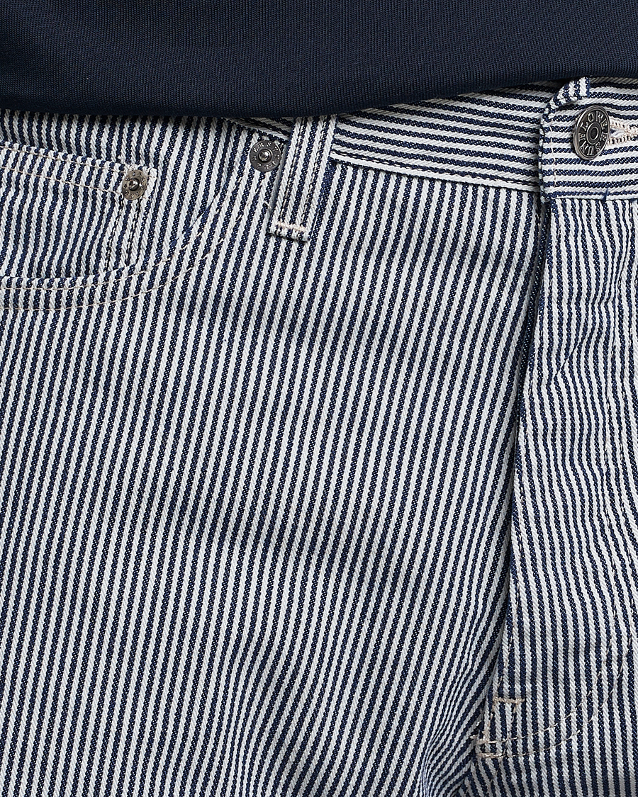 Herr | Byxor | Sunflower | Loose 5-Pocket Pants Hickory Stripe