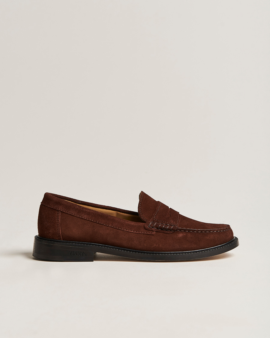 Herr | VINNY's Yardee Moccasin Loafer Brown Suede | VINNY's | Yardee Moccasin Loafer Brown Suede