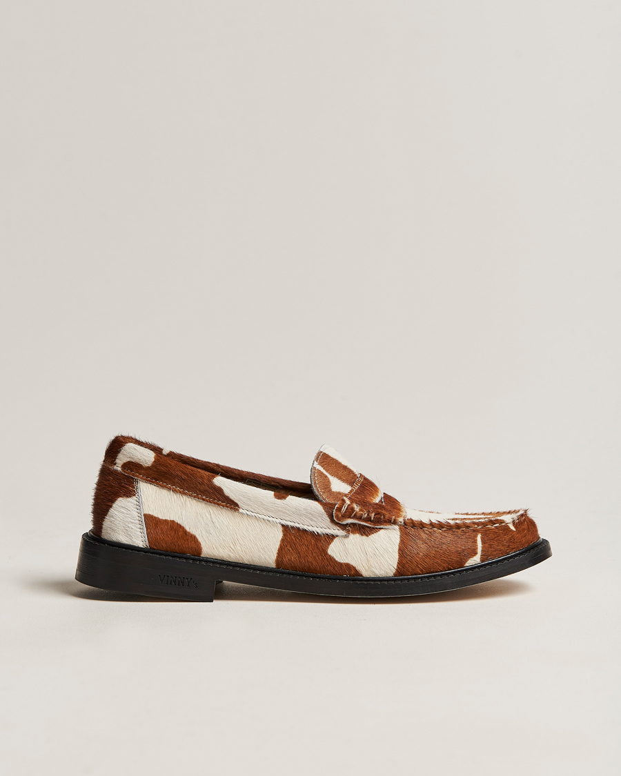 Herr | VINNY's Yardee Moccasin Loafer Spotted Pony Hair | VINNY's | Yardee Moccasin Loafer Spotted Pony Hair