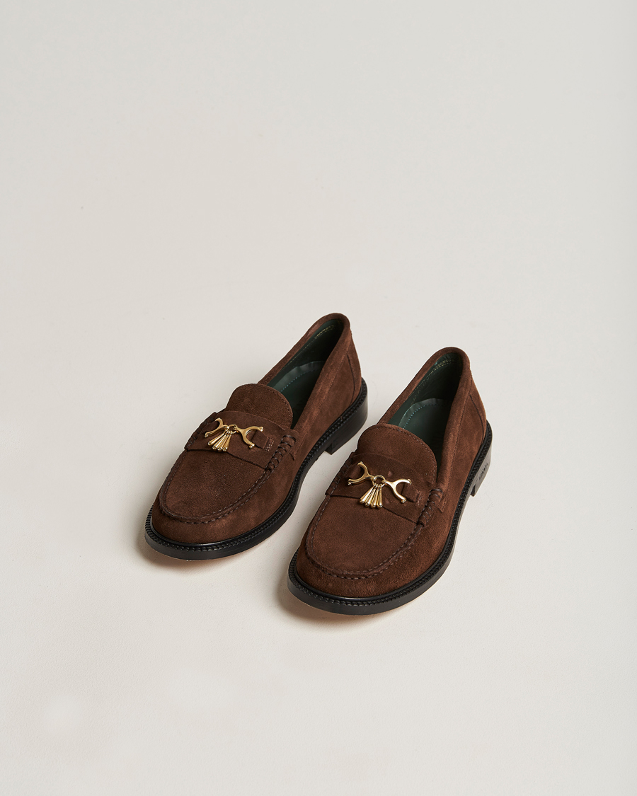 Herr | Loafers | VINNY's | Luxe Moccasin Loafer Dark Brown Suede