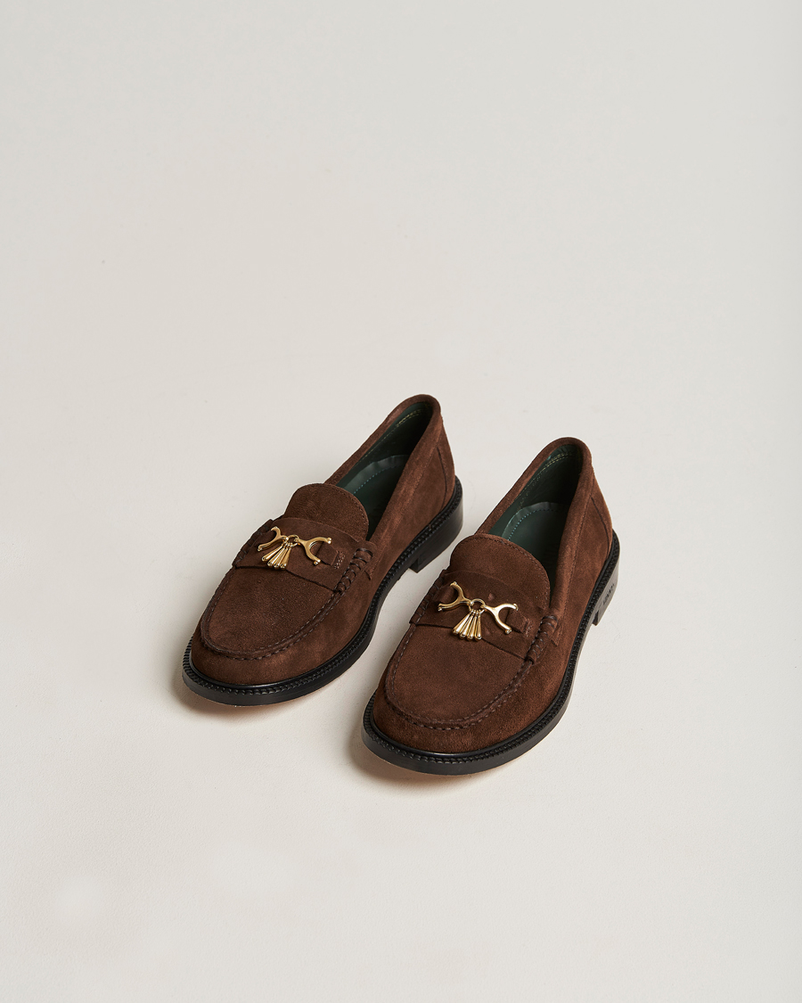 Herr | VINNY's Luxe Moccasin Loafer Dark Brown Suede | VINNY's | Luxe Moccasin Loafer Dark Brown Suede