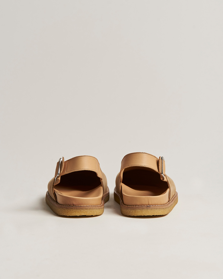 Herr | VINNY's Strapped Mule Sand Suede | VINNY's | Strapped Mule Sand Suede