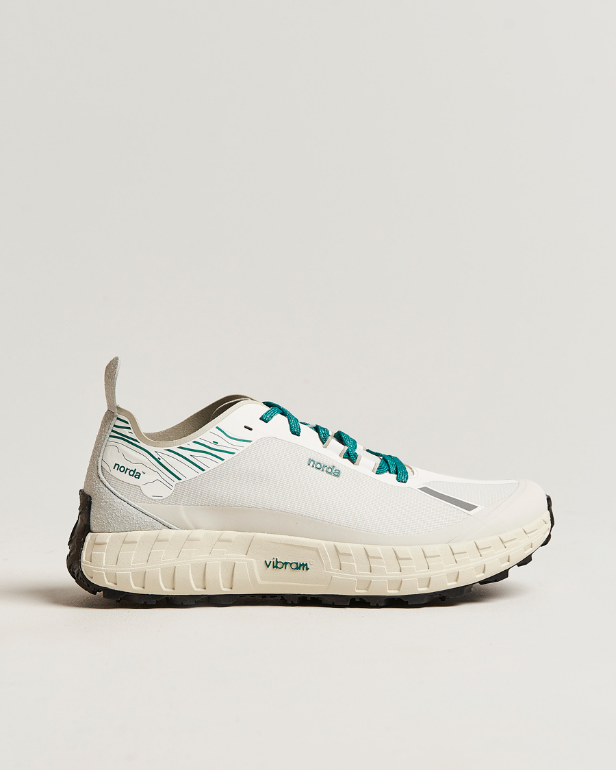 Herr | Norda 001 Running Sneakers White/Forest | Norda | 001 Running Sneakers White/Forest