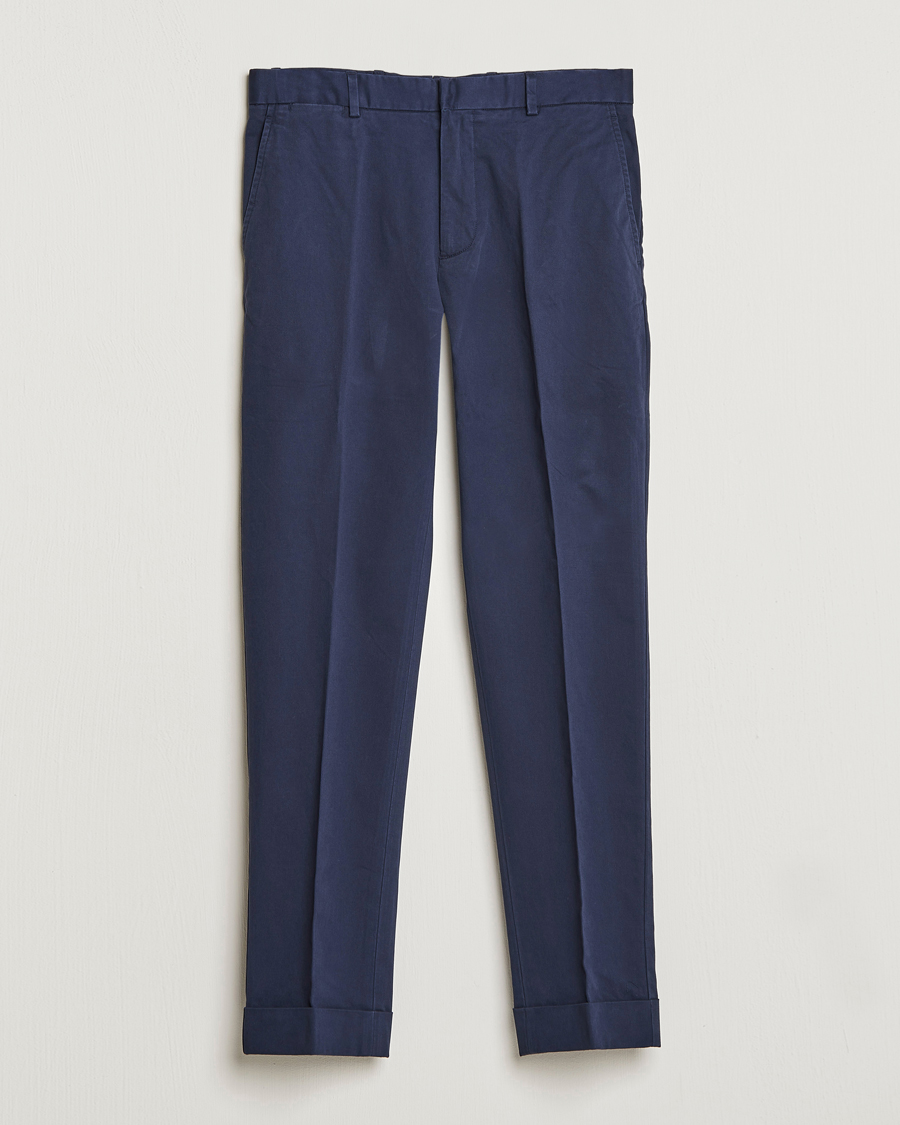 Herr | Byxor | Polo Ralph Lauren | Cotton Stretch Trousers Nautical Ink