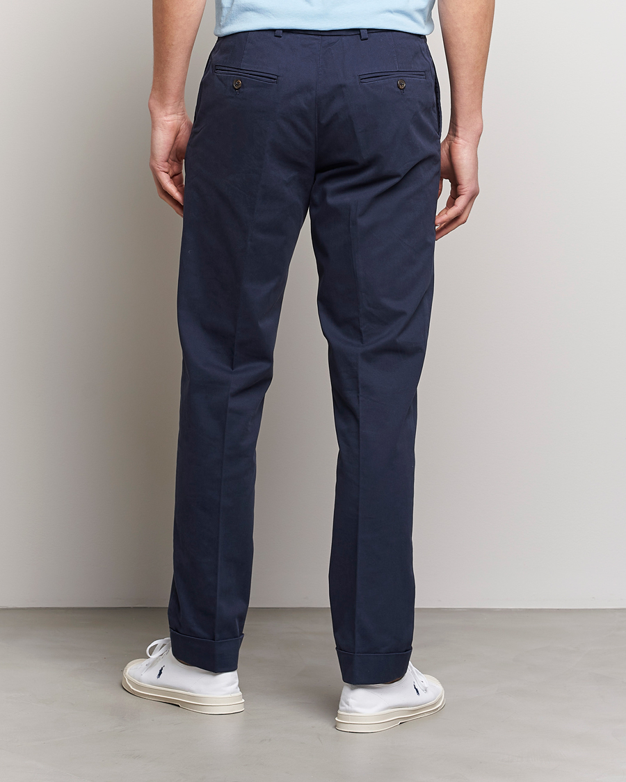 Herr | Byxor | Polo Ralph Lauren | Cotton Stretch Trousers Nautical Ink