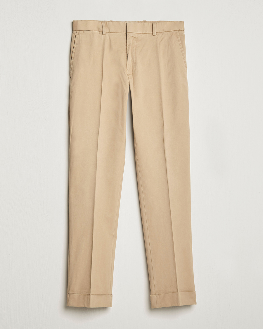 Herr | Byxor | Polo Ralph Lauren | Cotton Stretch Trousers Monument Tan