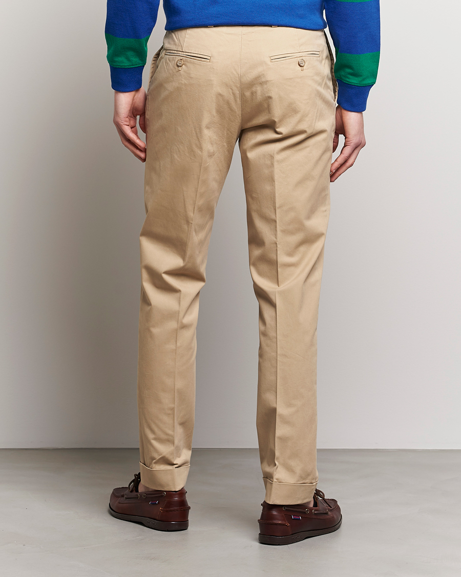 Herr | Byxor | Polo Ralph Lauren | Cotton Stretch Trousers Monument Tan
