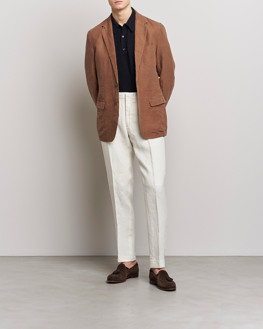 Herr | Kavajer | Polo Ralph Lauren | Linen Sportcoat Luggage Brown