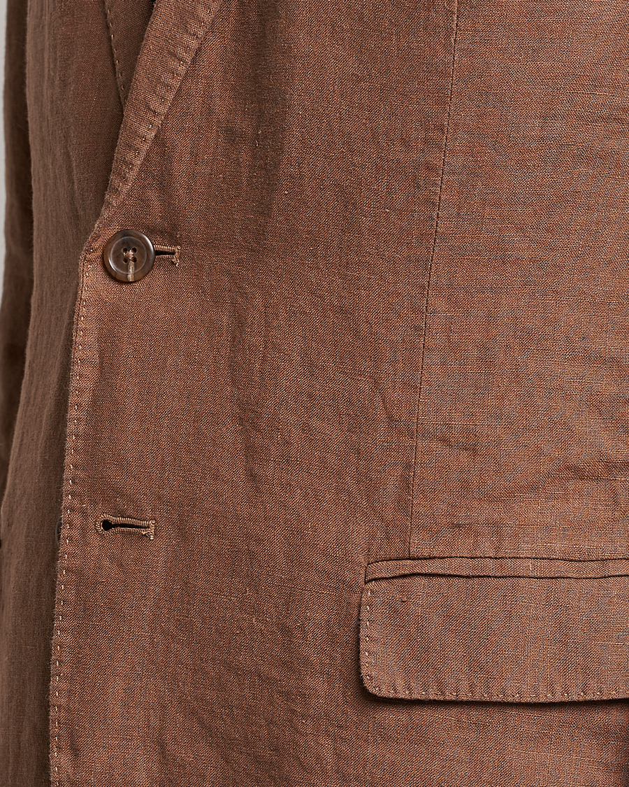 Herr | Kavajer | Polo Ralph Lauren | Linen Sportcoat Luggage Brown