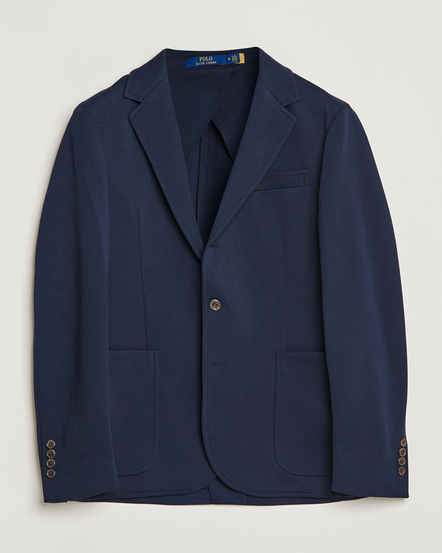 Herr | Kavajer | Polo Ralph Lauren | Double Knit Jersey Blazer Aviator Navy