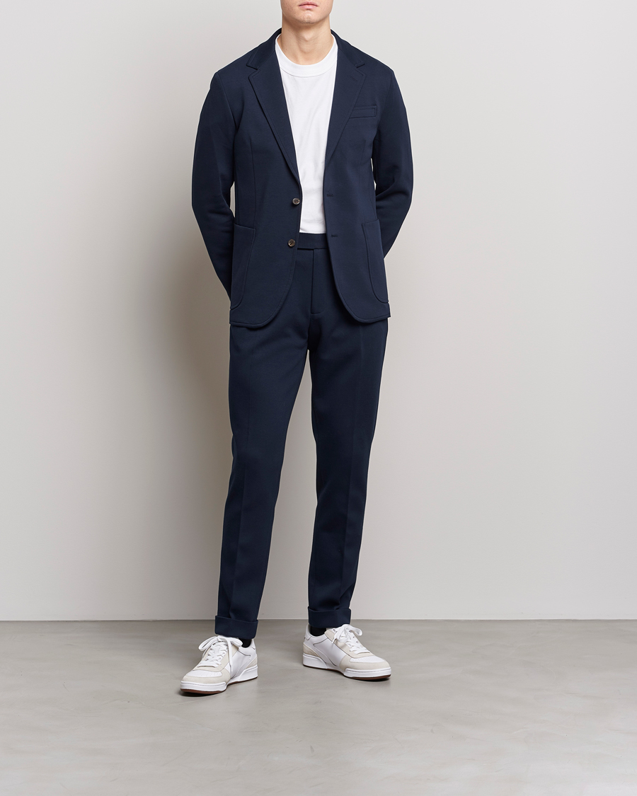Herr | Kavajer | Polo Ralph Lauren | Double Knit Jersey Blazer Aviator Navy