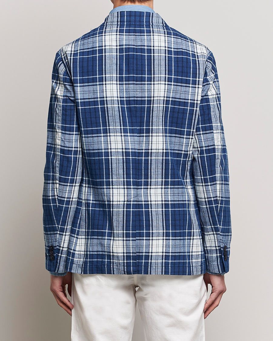 Herr | Kavajer | Polo Ralph Lauren | Madras Indigo Checked Sportcoat Blue Multi