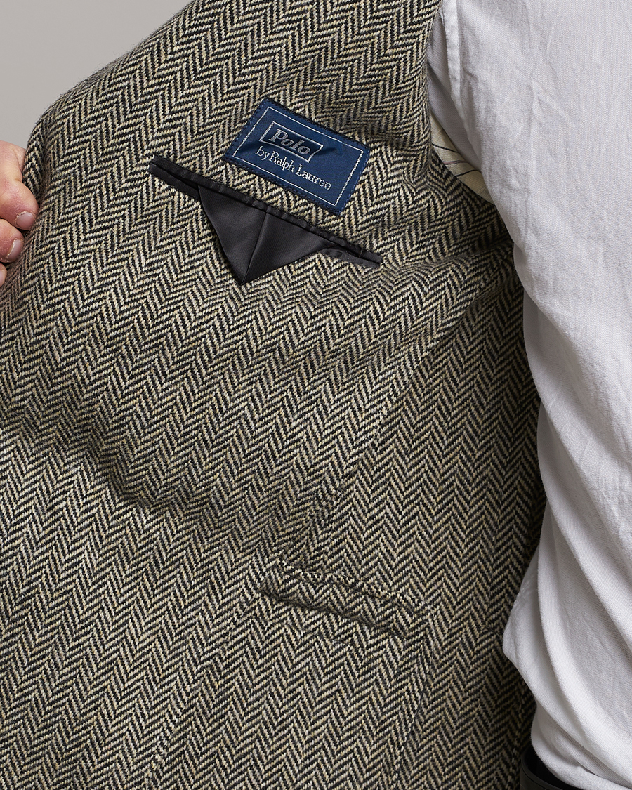 Herr | Kavajer | Polo Ralph Lauren | Herringbone Sportcoat Black/Cream