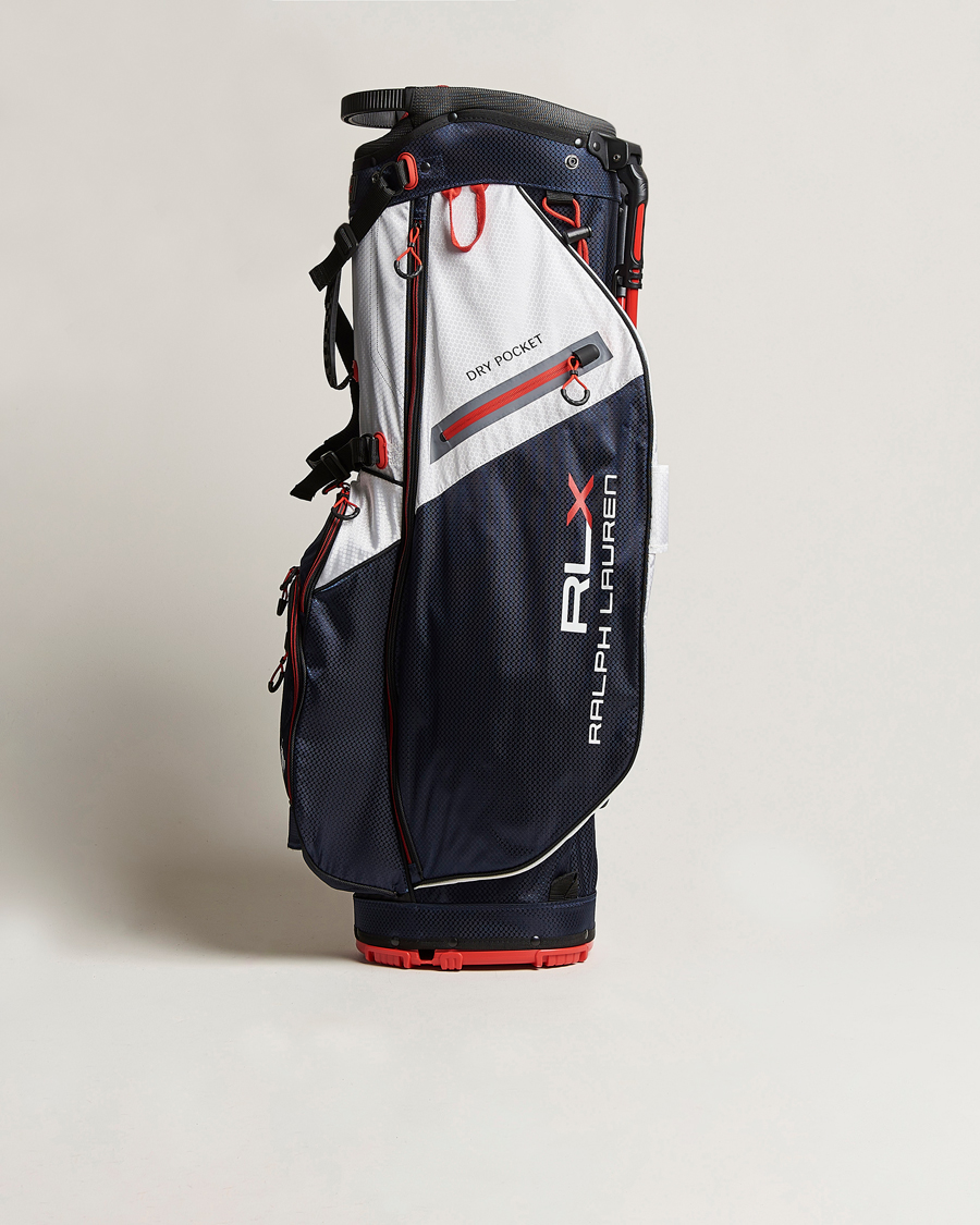 Herr | RLX Ralph Lauren Stand Golf Bag White/Navy | RLX Ralph Lauren | Stand Golf Bag White/Navy
