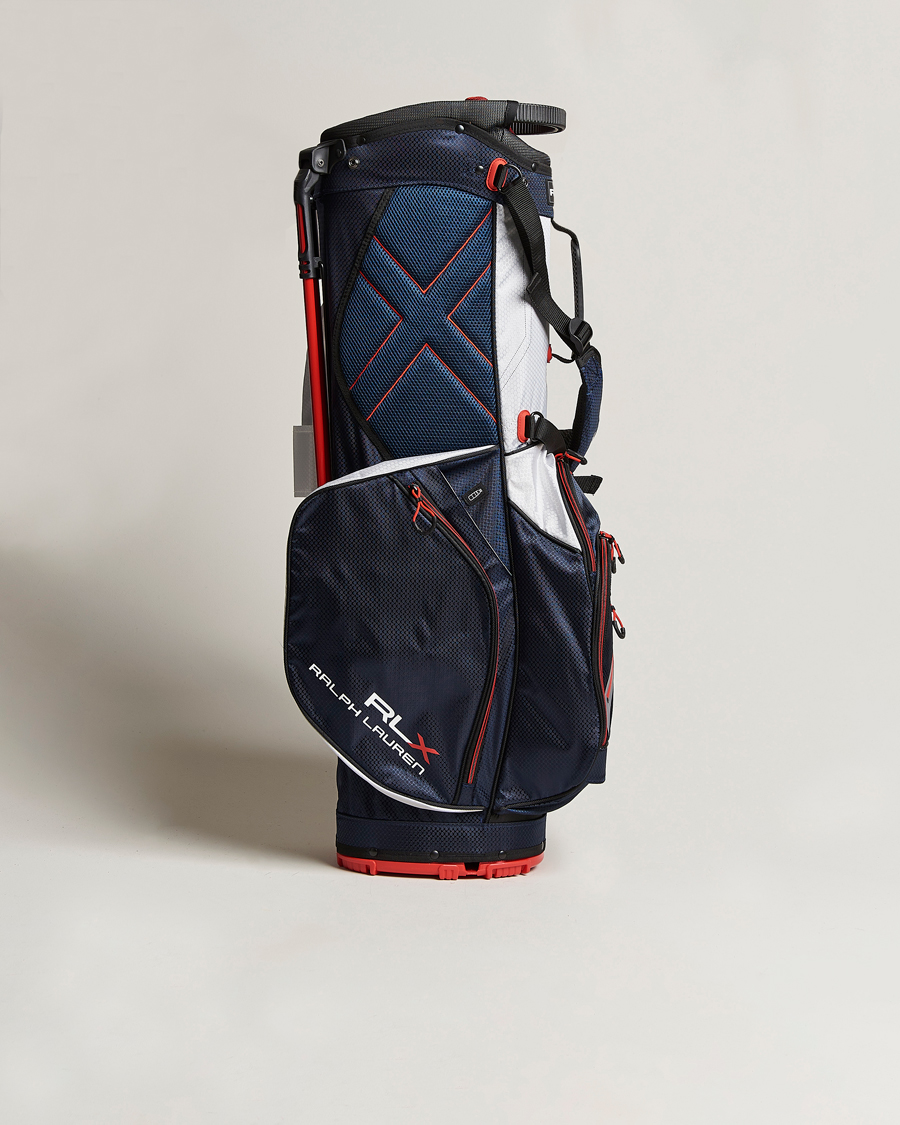 Herr | RLX Ralph Lauren Stand Golf Bag White/Navy | RLX Ralph Lauren | Stand Golf Bag White/Navy