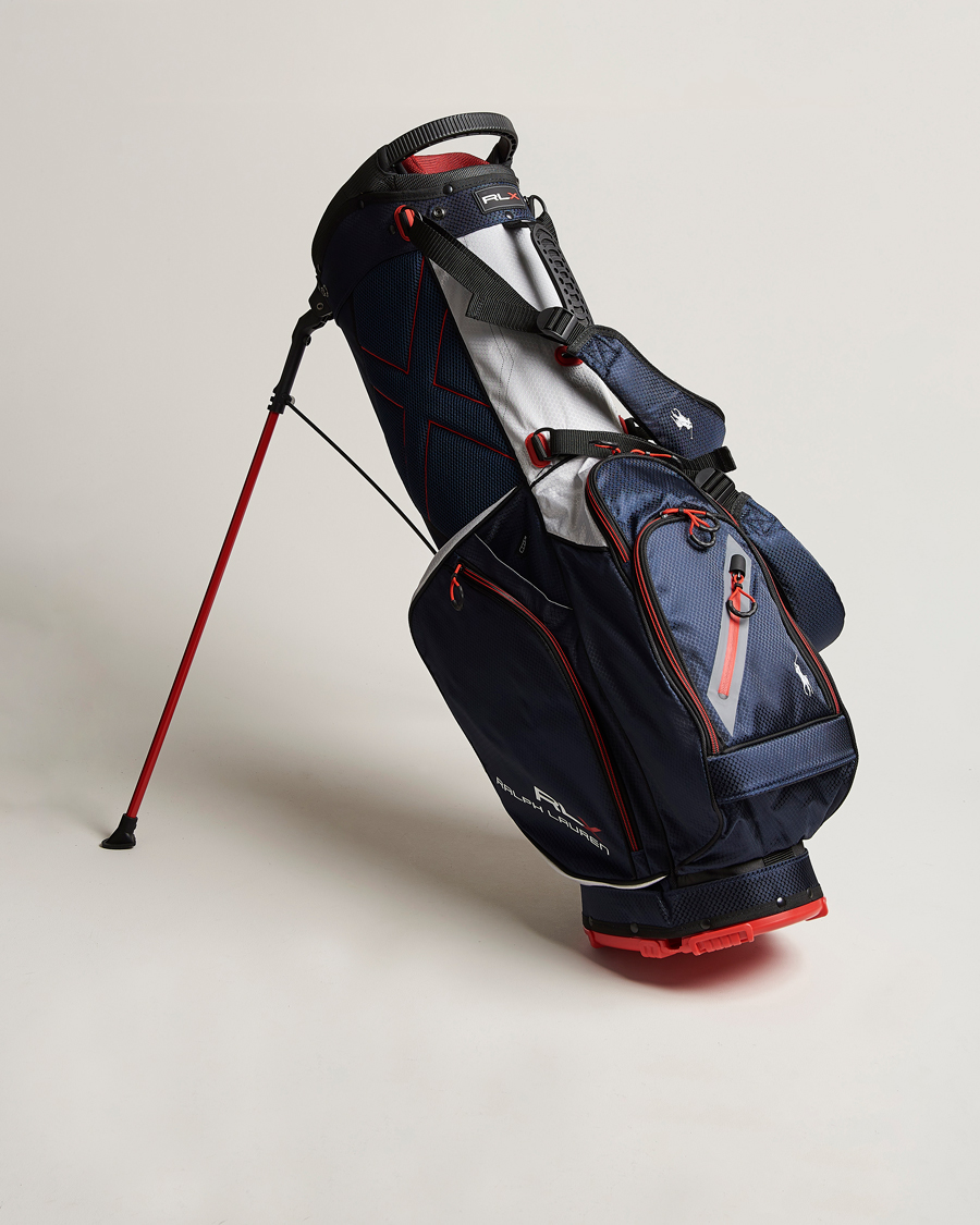 Herr | RLX Ralph Lauren Stand Golf Bag White/Navy | RLX Ralph Lauren | Stand Golf Bag White/Navy