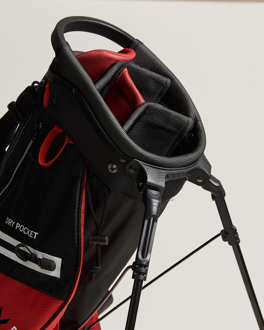 Herr | RLX Ralph Lauren Stand Golf Bag Black/Red | RLX Ralph Lauren | Stand Golf Bag Black/Red