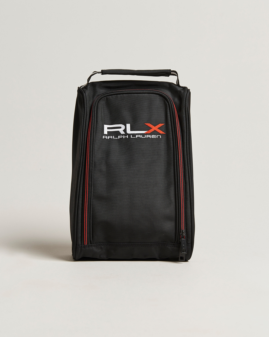 Herr | RLX Ralph Lauren Golf Shoe Bag Black | RLX Ralph Lauren | Golf Shoe Bag Black