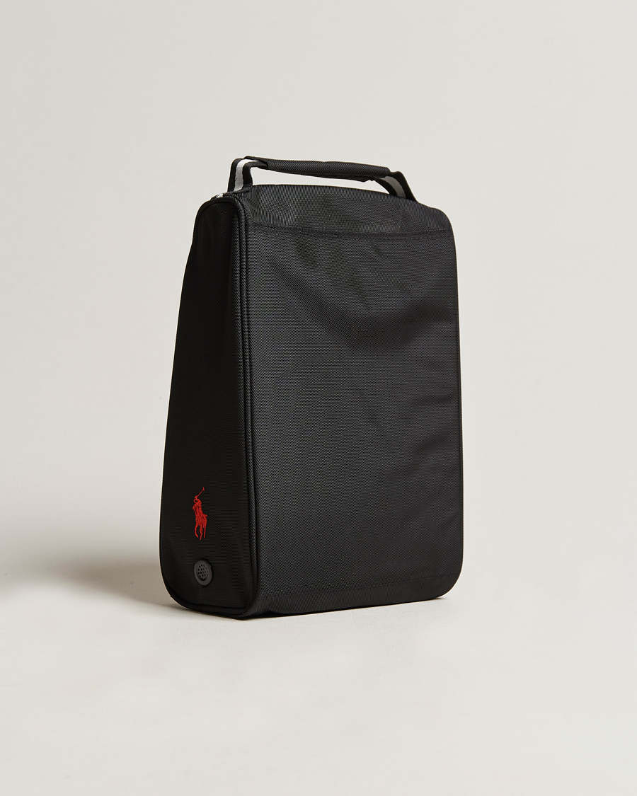 Herr | RLX Ralph Lauren Golf Shoe Bag Black | RLX Ralph Lauren | Golf Shoe Bag Black
