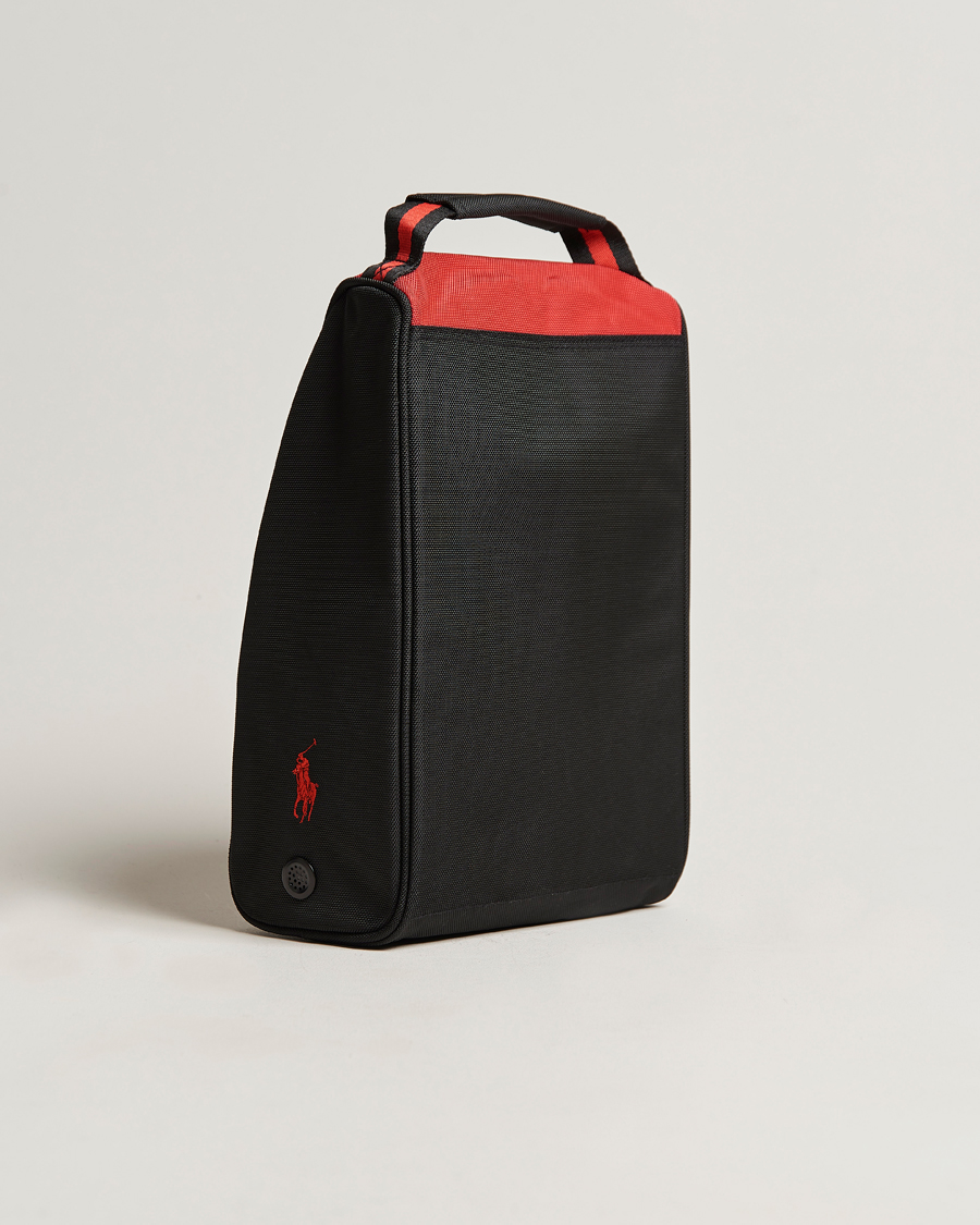 Herr | Golf | RLX Ralph Lauren | Golf Shoe Bag Black/Red