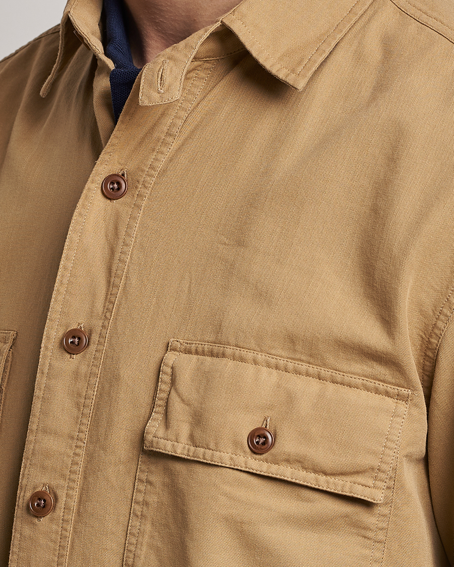 Herr | Skjortor | Ralph Lauren Purple Label | Cotton Explorer Shirt Khaki