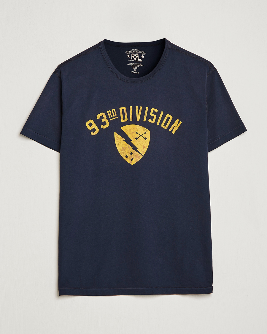 Herr | T-Shirts | RRL | Naval Graphic Tee Vintage Navy