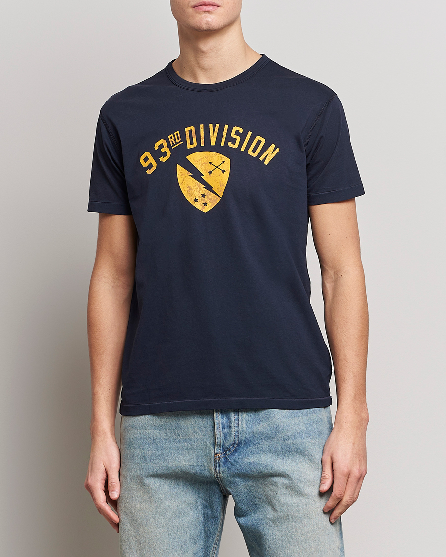 Herr | T-Shirts | RRL | Naval Graphic Tee Vintage Navy