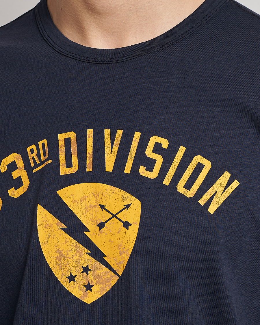 Herr | T-Shirts | RRL | Naval Graphic Tee Vintage Navy