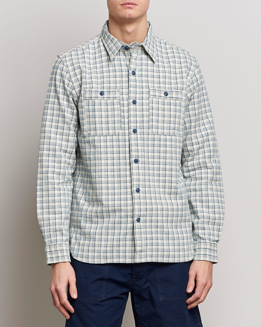 Herr |  | RRL | Alaska Overshirt Cream/Blue