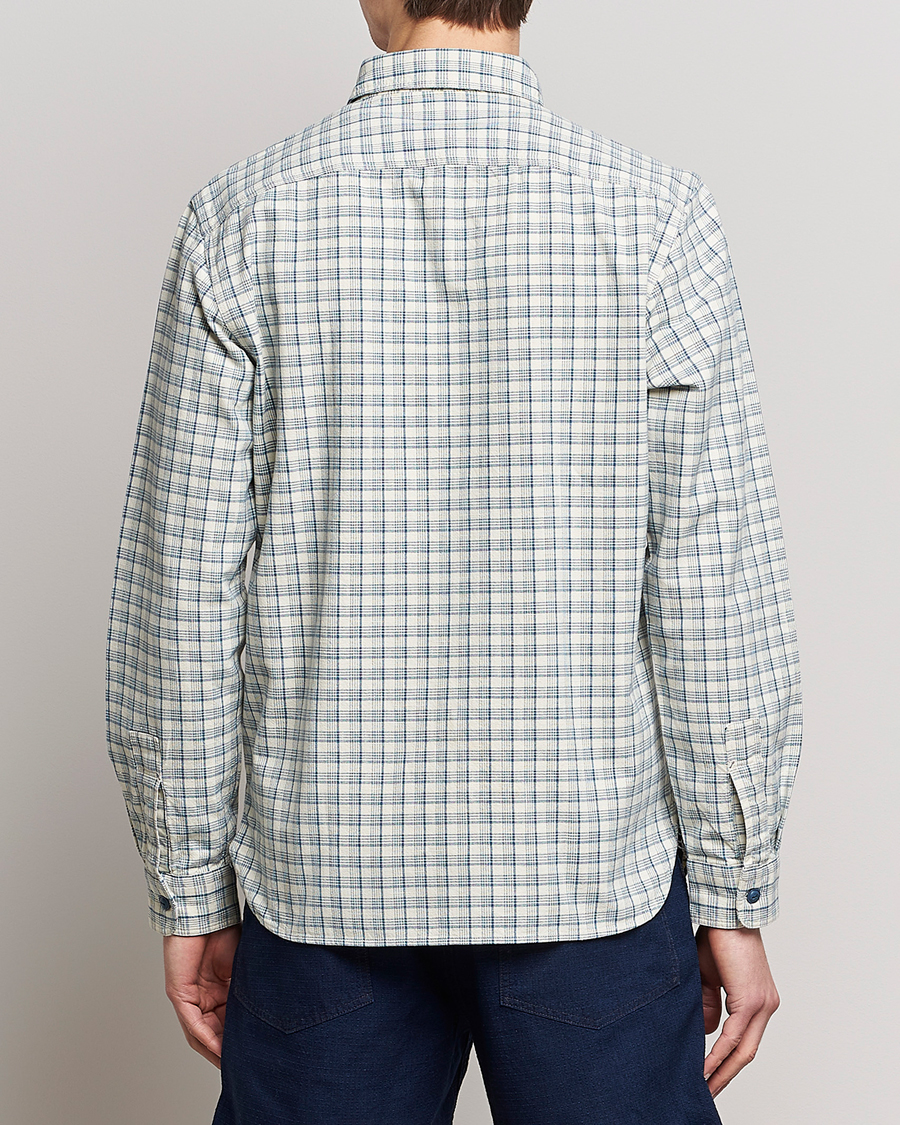 Herr | Skjortor | RRL | Alaska Overshirt Cream/Blue
