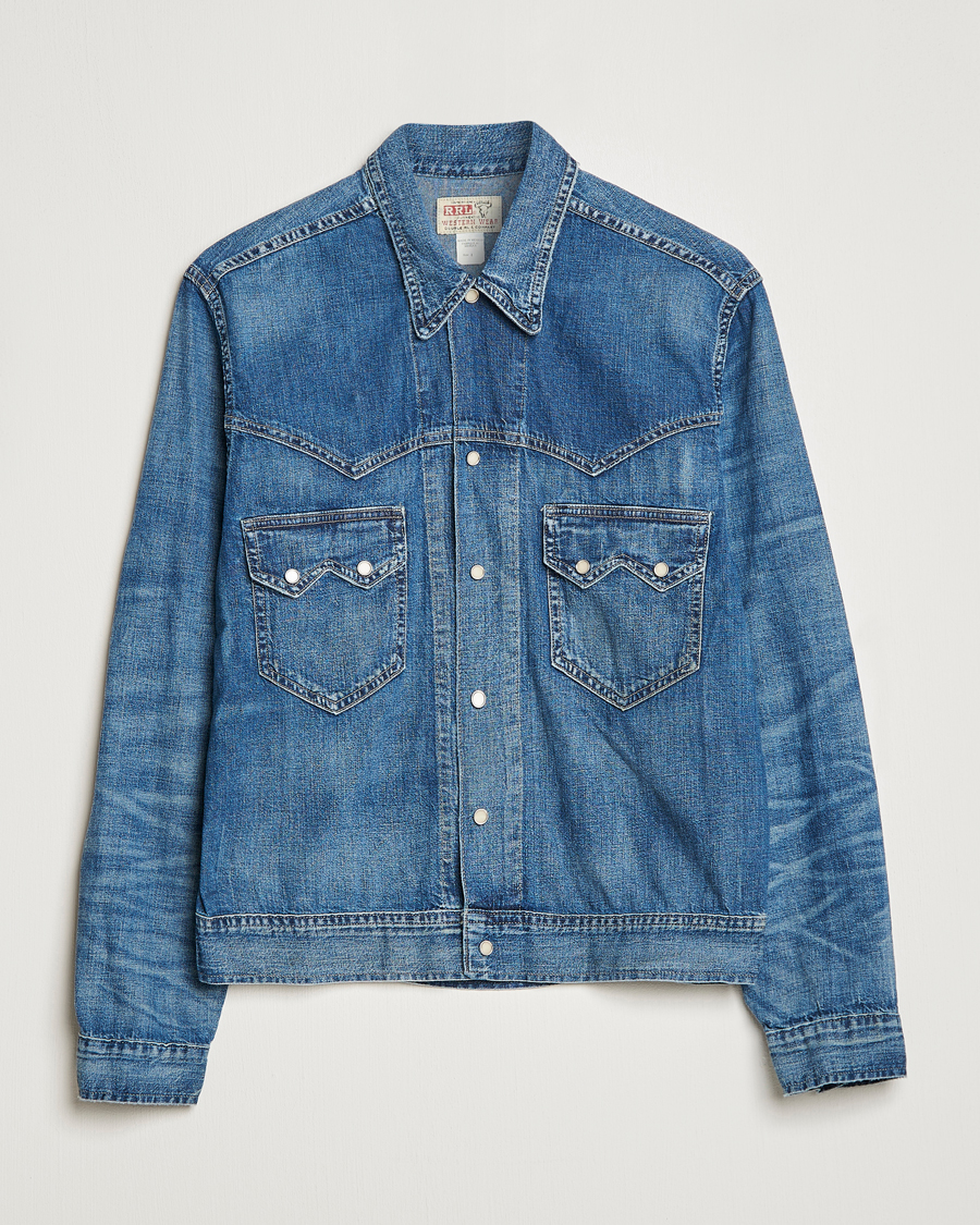 Herr | Jackor | RRL | Sawtooth Unlined Denim Jacket Hawson Wash
