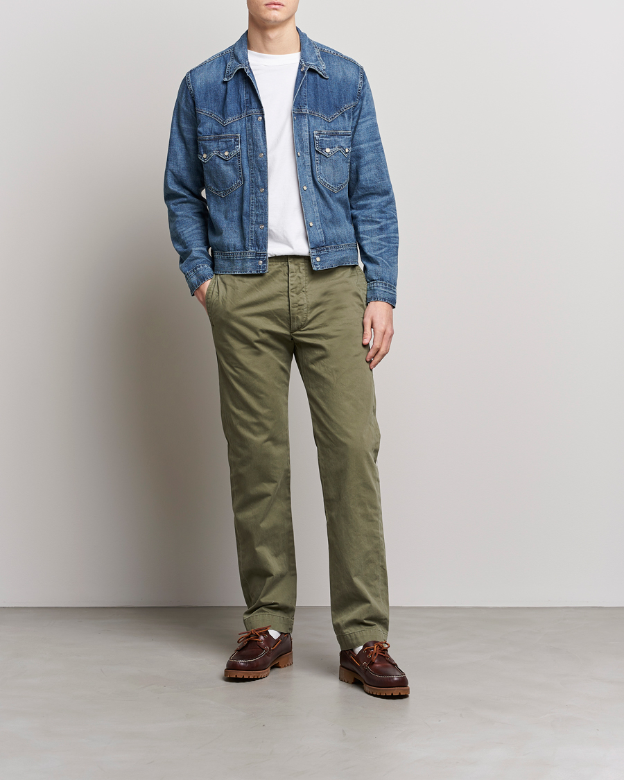 Herr | Jackor | RRL | Sawtooth Unlined Denim Jacket Hawson Wash