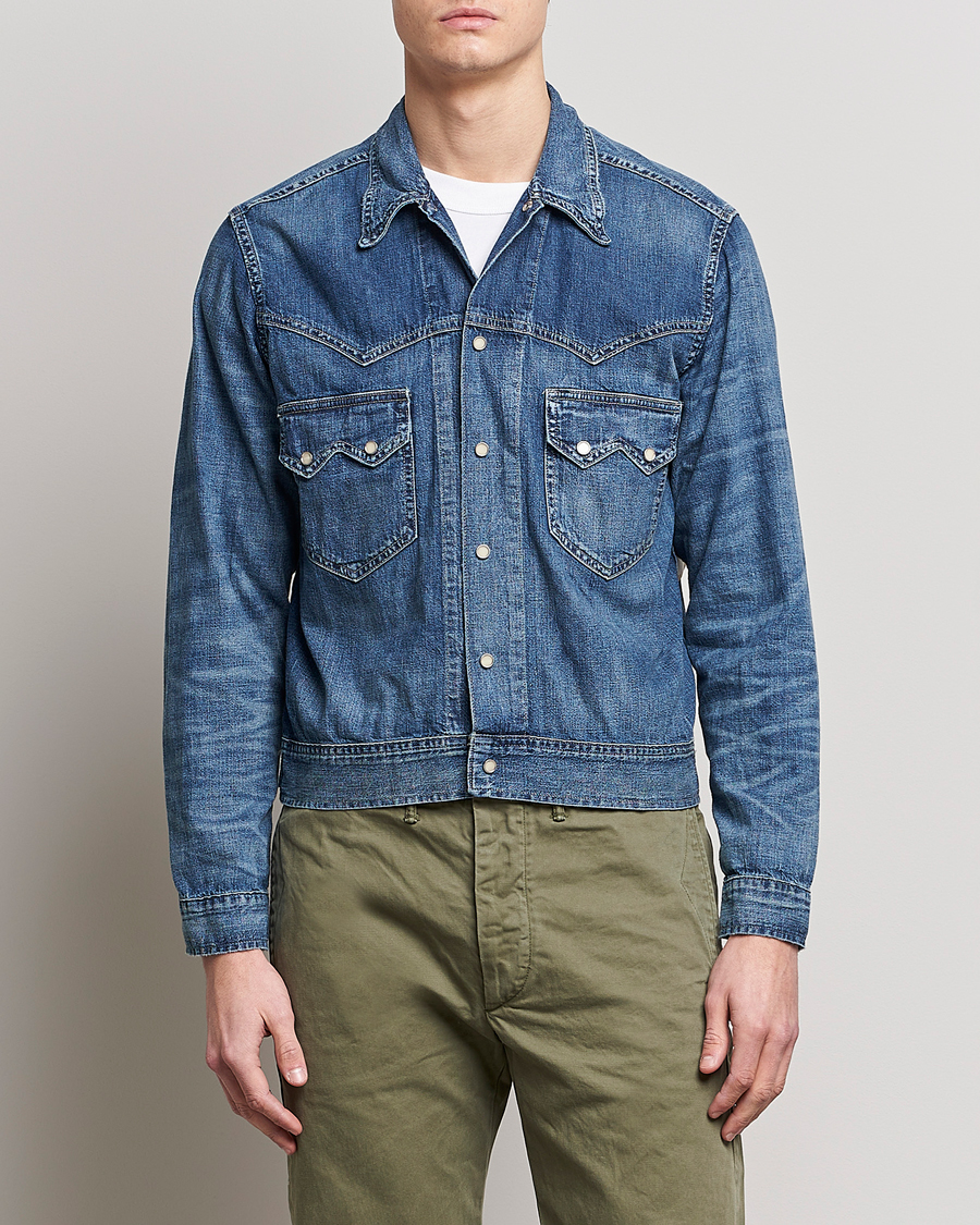 Herr | Jackor | RRL | Sawtooth Unlined Denim Jacket Hawson Wash