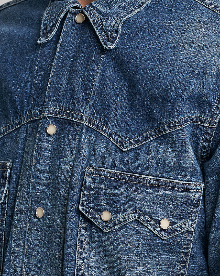Herr | Jackor | RRL | Sawtooth Unlined Denim Jacket Hawson Wash
