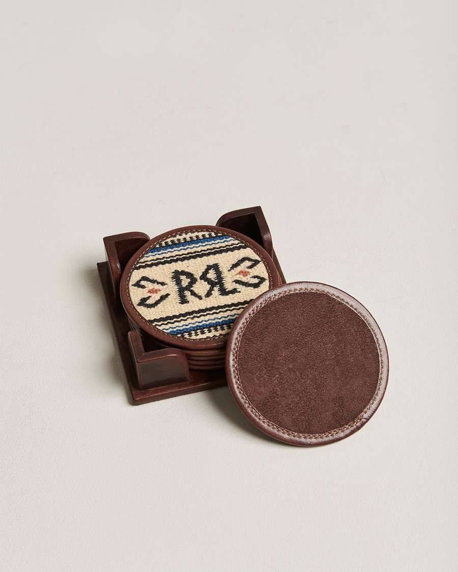 Herr | RRL Coaster Set Cream/Navy | RRL | Coaster Set Cream/Navy