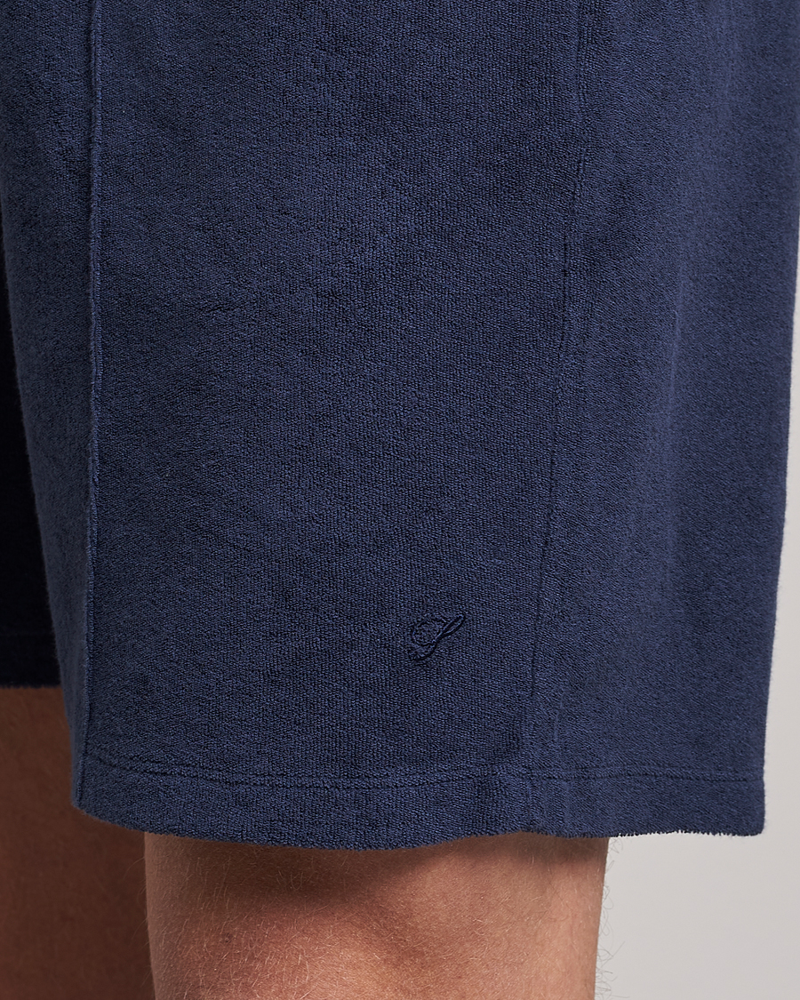 Herr | Shorts | Stenströms | Terry Cotton Shorts Navy