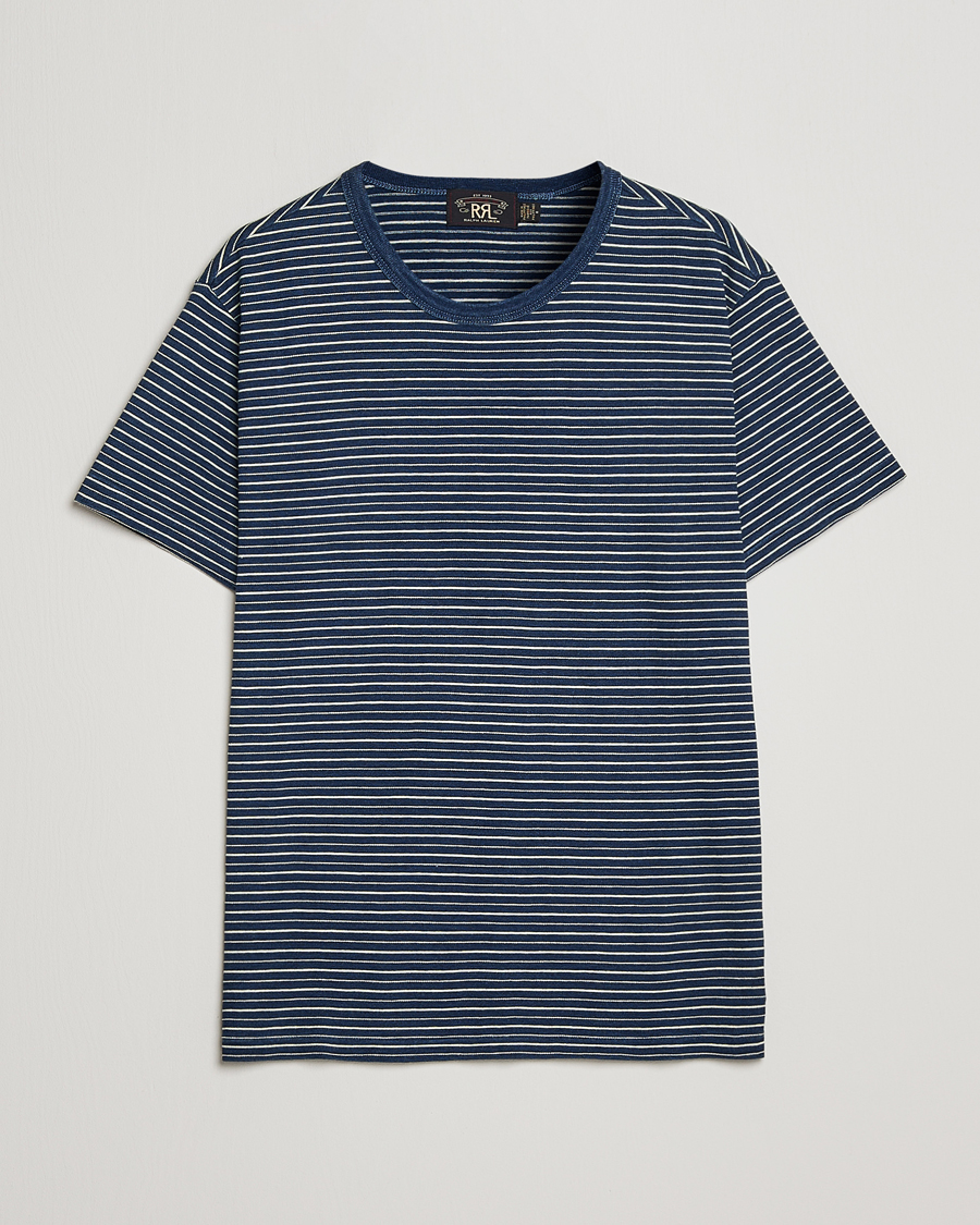 Herr | T-Shirts | RRL | Washed Tee Black Indigo