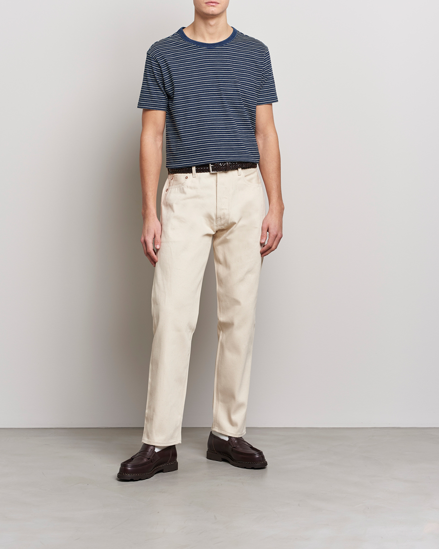Herr | T-Shirts | RRL | Washed Tee Black Indigo