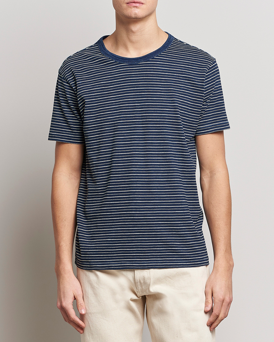 Herr | T-Shirts | RRL | Washed Tee Black Indigo
