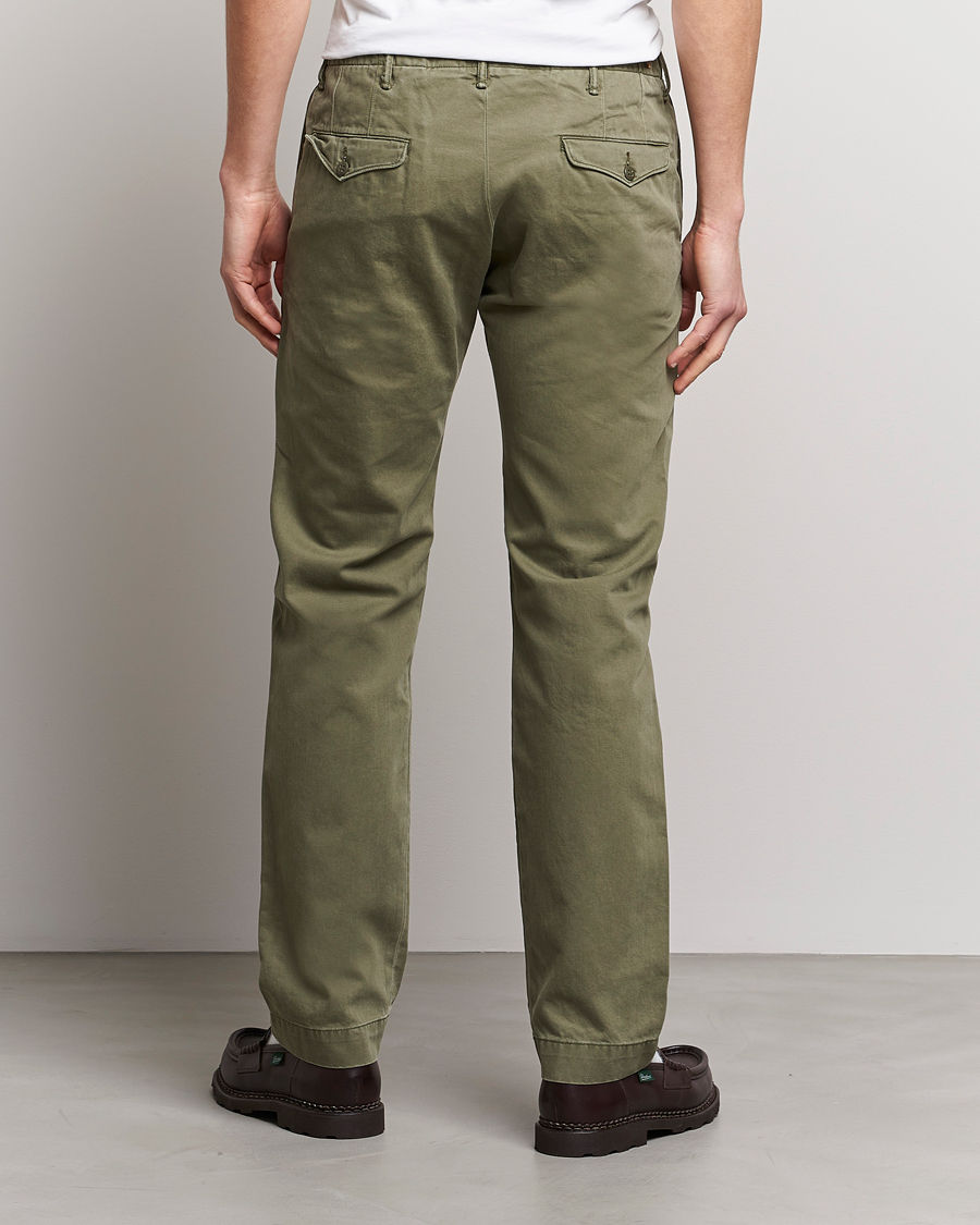 Herr | Byxor | RRL | Officers Flat Pants Olive