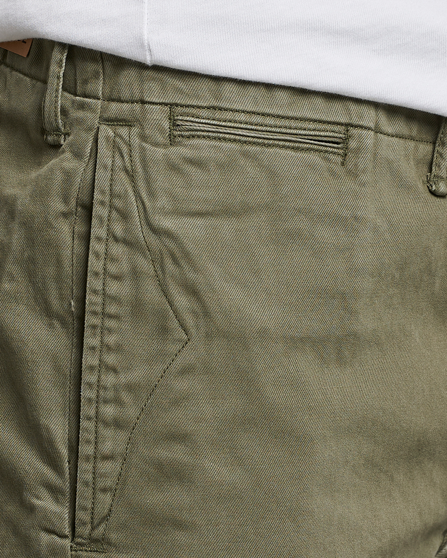 Herr | Byxor | RRL | Officers Flat Pants Olive