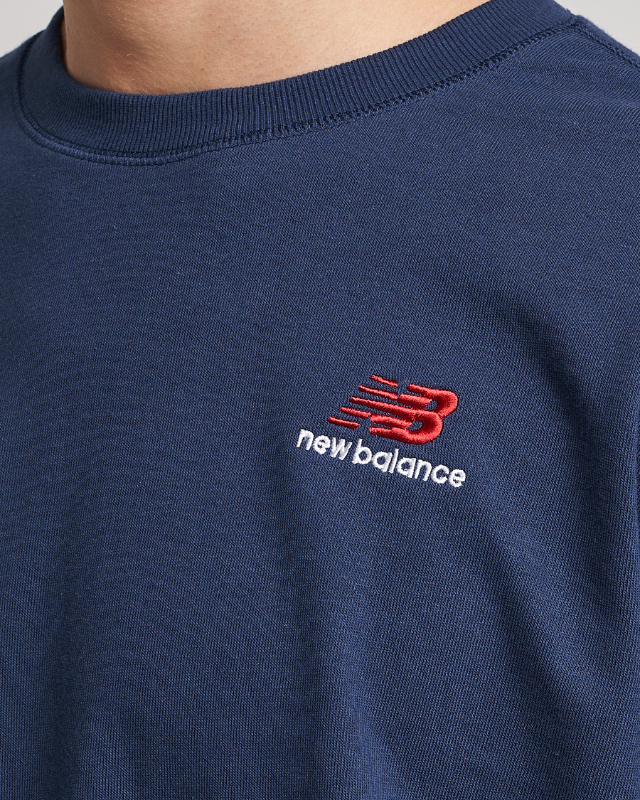 Herr | Tröjor | New Balance | French Terry Sweatshirt Natural Indigo