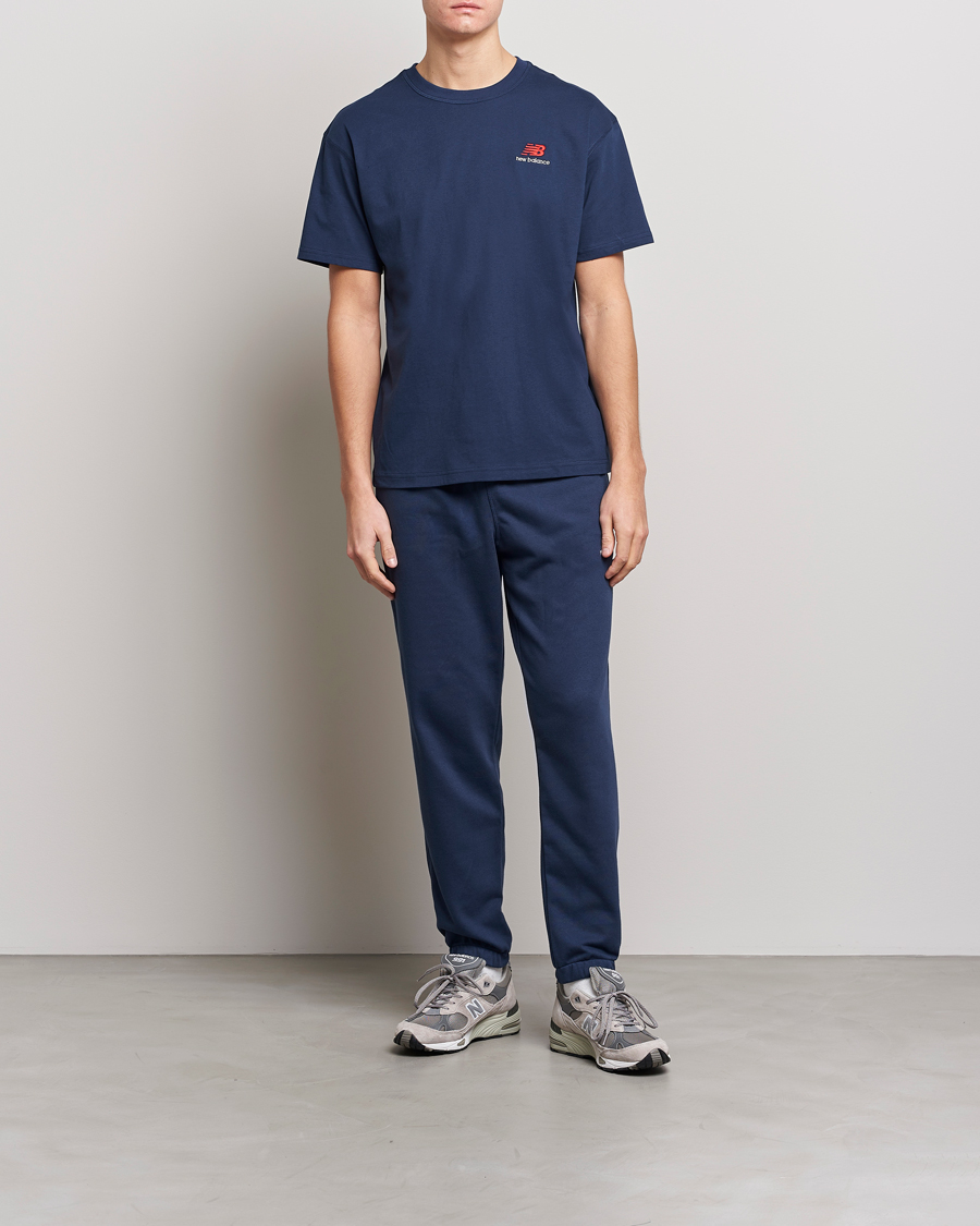 Herr | Byxor | New Balance | French Terry Sweatpants Natural Indigo