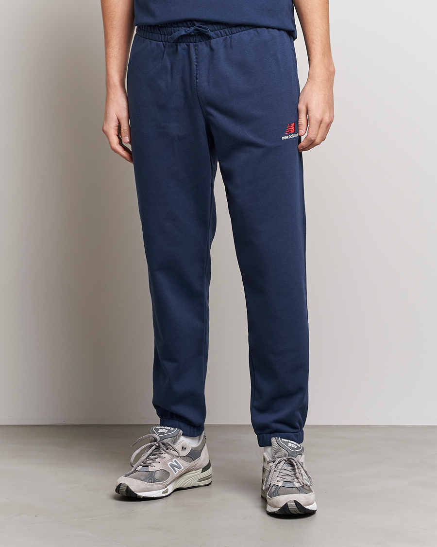 Herr | Byxor | New Balance | French Terry Sweatpants Natural Indigo