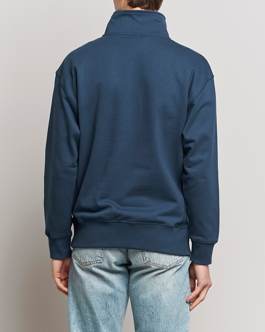 Herr | Tröjor | New Balance | Athletics 90s 1/4 Zip Sweater Navy