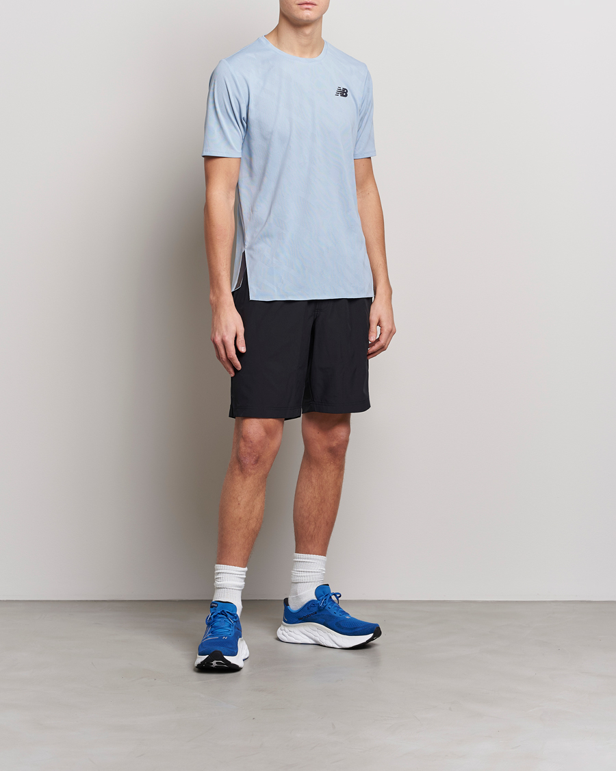 Herr | T-Shirts | New Balance Running | Q Speed Jacquard T-Shirt Light Arctic Grey