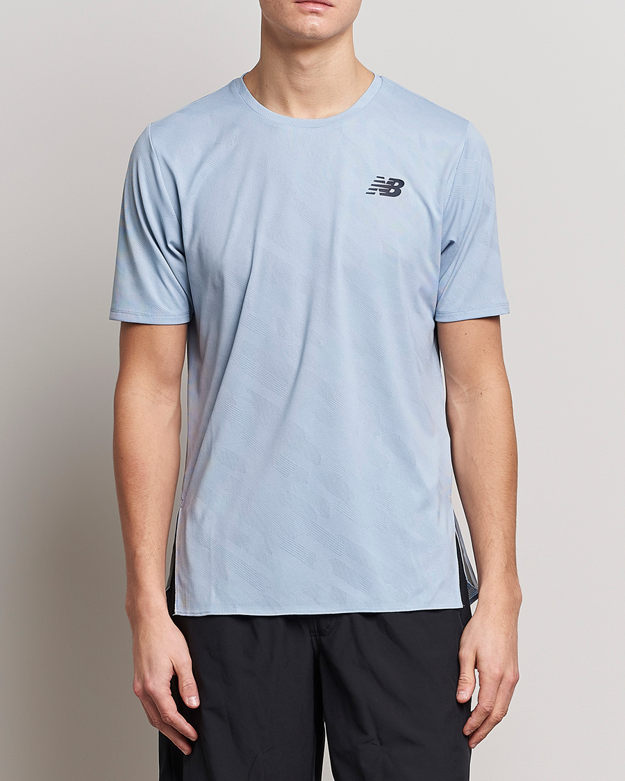Herr | Running | New Balance Running | Q Speed Jacquard T-Shirt Light Arctic Grey