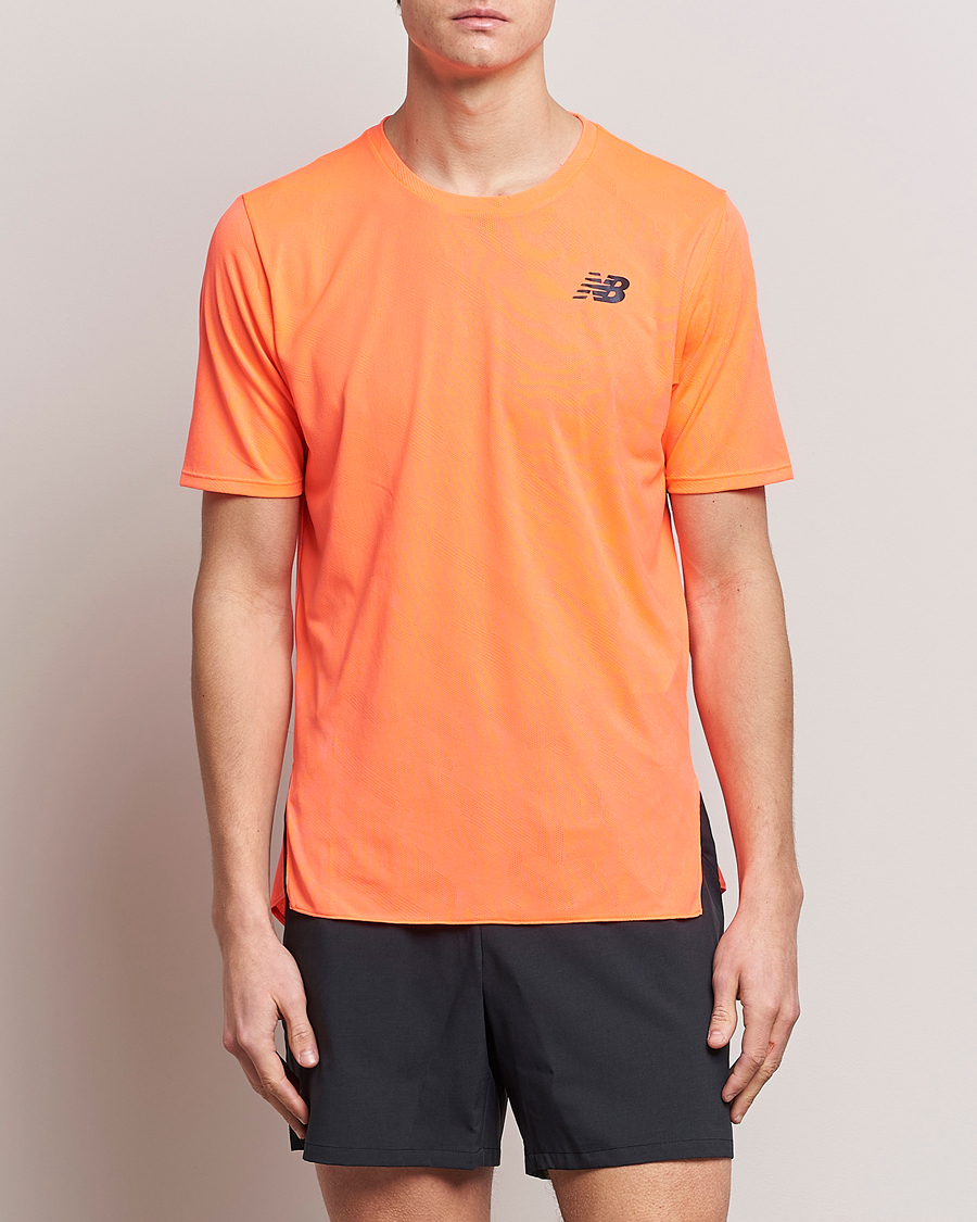 Herr | Running | New Balance Running | Q Speed Jacquard T-Shirt Neon Dragonfly