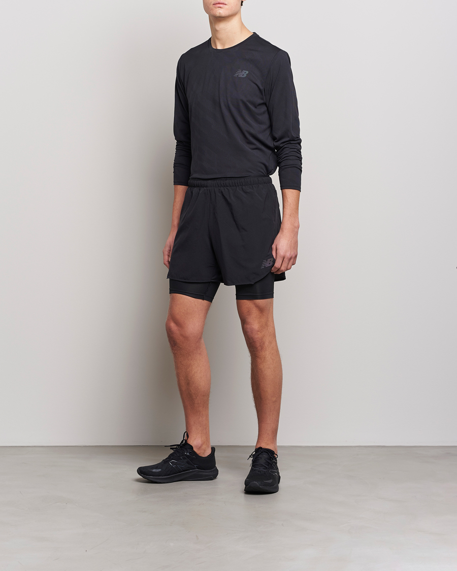 Herr | Shorts | New Balance Running | Q Speed 2 in 1 Shorts Black